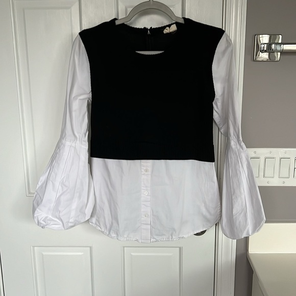 Moth x Anthropologie Layered Sweater - Picture 3 of 6